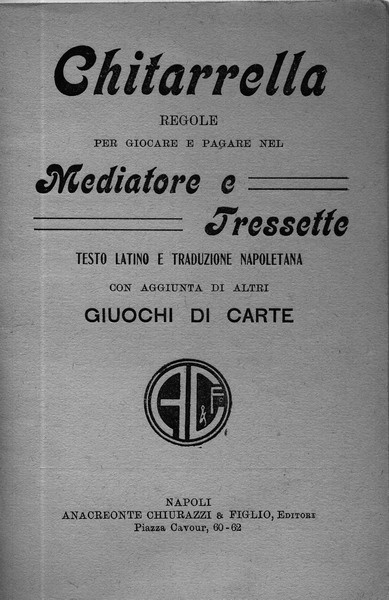 1924 Chitarrella Chiurazzi Anacreonte